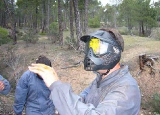disparo paintball